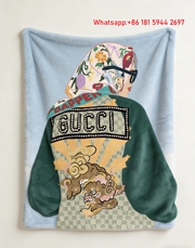 Gucci Foo Dog & Monogram Throw Blankets IMG_2923